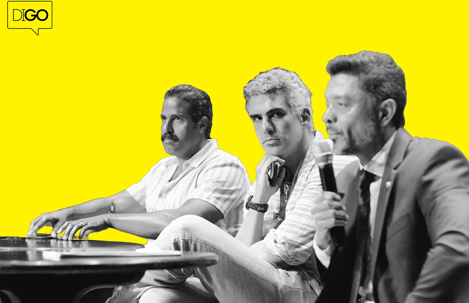 Participantes em conversa no DIGO Festival